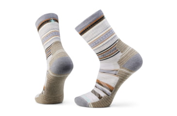 Image of Smartwool Hike Light Cushion Panorama Crew Socks - Mens, Ash, Extra Large, SW00216006910XL000