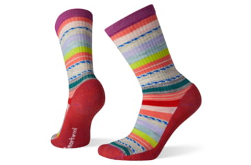 Image of Smartwool Hike Light Margarita Crew Socks - Womens, Meadow Mauve, Large, SW001396A22-L