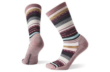 Image of Smartwool Hike Light Margarita Crew Socks - Womens, Nostalgia Rose, Small, SW001396A32-S
