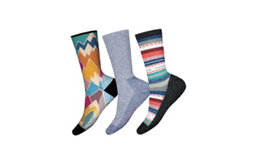 Image of Smartwool Hike Light Trio Socks - Womens, Multi Color A, Medium, SW01025699A-M