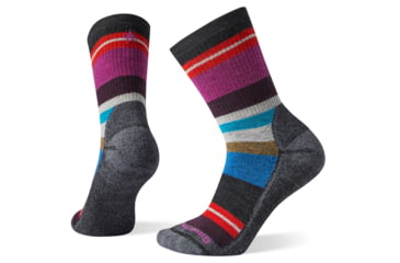 Image of Smartwool Hike Medium Saturnsphere Crew Socks - Womens, Black, Small, SW001298001-S
