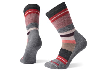 Image of Smartwool Hike Medium Saturnsphere Crew Socks - Womens, Light Gray, Medium, SW001298039-M