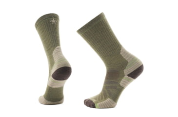 Image of Smartwool Hike Targeted Cushion Crew Socks - Mens, Winter Moss, Extra Large, SW002492K1810XL000
