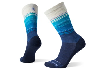 Image of Smartwool Hike Ultra Light Sulawesi Crew Socks - Womens, Deep Navy, Small, SW004033092-S