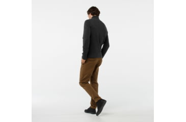 Image of Smartwool Hudson Trail Fleece Half Zip Sweater - Mens, Dark Charcoal, Small, SW016216A53-S