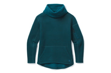Image of Smartwool Hudson Trail Pullover Fleece Sweater - Womens, Ocean Abyss, Small, SW000313E21-S
