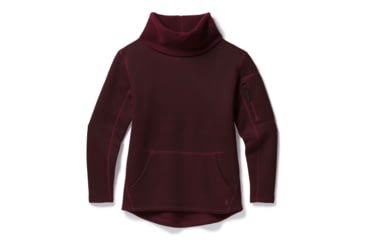 Image of Smartwool Hudson Trail Pullover Fleece Sweater - Womens, Ruby, Small, SW000313F42-S