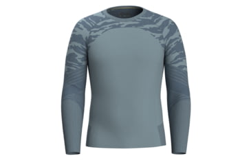 Image of Smartwool Intraknit Active Base Layer Long Sleeve - Mens, Lead, Large, SW012790L421-L42 LEAD-L