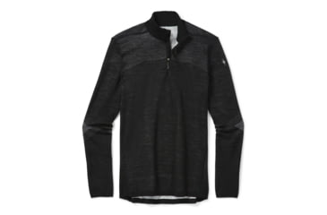 Image of Smartwool Intraknit Merino 200 1/4 Zip - Mens, Black/White, 2XL, SW016260960-XXL