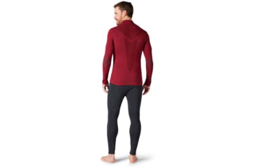 Image of Smartwool Intraknit Merino 200 1/4 Zip - Mens, Tibetan Red/Forged Iron, Large, SW016260F93L