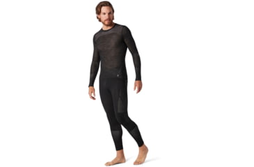 Image of Smartwool Intraknit Merino 200 Crew - Mens, Black/White, Large, SW019286960-L