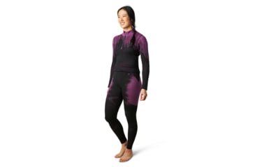 Image of Smartwool Intraknit Merino 200 Pattern Bottom - Womens, Black Polar Arc, Large, SW016416F35-L