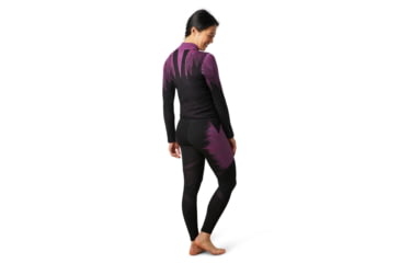 Image of Smartwool Intraknit Merino 200 Pattern Bottom - Womens, Black Polar Arc, Large, SW016416F35-L