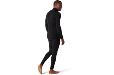 Image of Smartwool Intraknit Merino 250 Thermal 1/4 Zip - Mens, Black, Medium, SW016144001-M