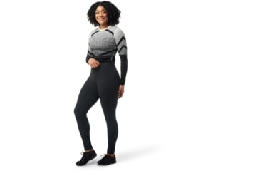 Image of Smartwool Intraknit Merino Thermal Legging - Womens, 001 Black, Extra Large, SW016659001XL
