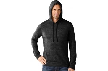Image of Smartwool Kiva Ridge Hoody - Men's, Charcoal Heather, Small, SW0SR629010S
