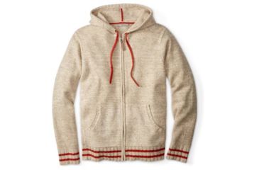Image of Smartwool Larimer Full Zip Hoody - Mens, Oatmeal Heather, Extra Large, SW000119277XL