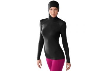 Image of Smartwool Lightweight Hoody - Women's-Black-X-Small