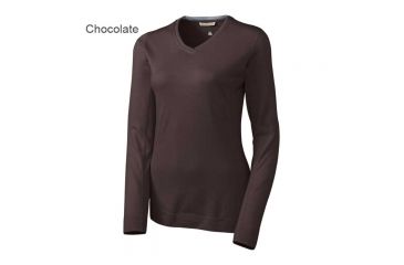 Image of Smartwool Lightweight V Long Sleeve Women's - Black M