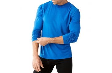 Image of Smartwool M Merino 150 BL Lng Slv, Bright Blue, Small, SW016042378S