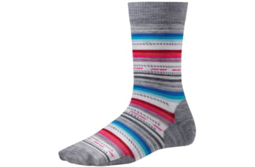 Image of Smartwool Margarita Sock - Women's-Light Gray Heather-Large