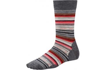 Image of Smartwool Margarita Sock - Women's-Medium Gray-Medium