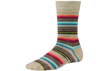 Image of Smartwool Margarita Sock - Women's-Oatmeal Heather-Small