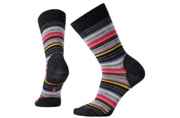 Image of Smartwool Margarita - Women's, Charcoal Stripe, Large, SW0SW717127-L
