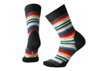 Image of Smartwool Margarita Sock - Women's, Black/Multi, Medium SW0SW717857-M
