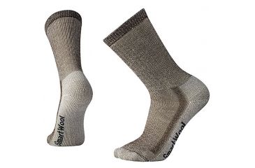 Image of Smartwool Men's Hike Medium Crew Socks, Dark Brown, Small, SW0SW130242-S