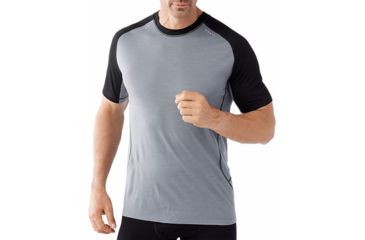 Image of Smartwool PhD Ultra Light Short Sleeve Top - Men's-Alloy-X-Large