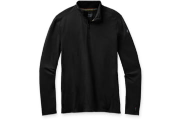 Image of Smartwool Merino 1/4 Zip 150 Baselayer - Men's, 2XL, Black, SW000752001XXL