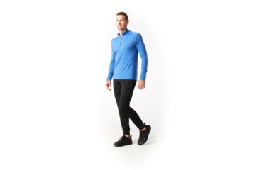 Image of Smartwool Merino 1/4 Zip 150 Baselayer - Men's, Medium, Bright Cobalt, SW016070A28-M