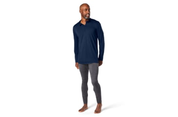 Image of Smartwool Merino 1/4 Zip 150 Baselayer - Men's, Extra Large, Indigo Blue, SW000752F84XL