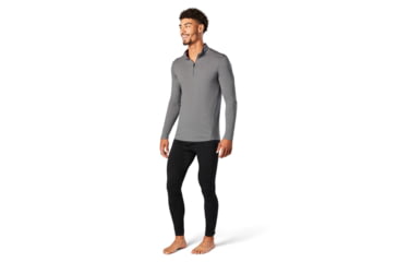 Image of Smartwool Merino 1/4 Zip 150 Baselayer - Men's, Medium, Light Gray Heather, SW000752545M
