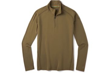 Image of Smartwool Merino 1/4 Zip 150 Baselayer - Men's, Extra Large, Military Olive, SW016070D11-XL