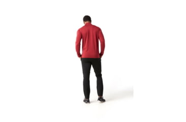 Image of Smartwool Merino 1/4 Zip 150 Baselayer - Men's, Extra Large, Tibetan Red, SW016070A25-XL