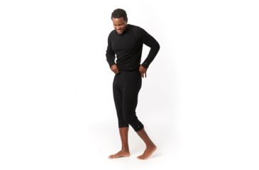 Image of Smartwool Merino 150 Baselayer 3/4 Bottom - Mens, Black, Small, SW019019001-S