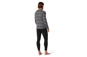 Image of Smartwool Merino 150 Baselayer Long Sleeve - Mens, Iron Stripe, Small, SW016042D48-S