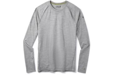 Image of Smartwool Merino 150 Baselayer Long Sleeve - Mens, Light Gray Heather, 2XL, SW016042545-XXL