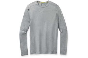 Image of Smartwool Merino 150 Baselayer Long Sleeve - Mens, Light Gray Heather, Extra Large, SW000748545XL