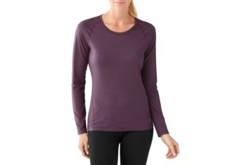 Image of Smartwool Merino 150 Baselayer Pattern Long Sleeve Shirt Womens, Bordeaux, L, SW015256590-L