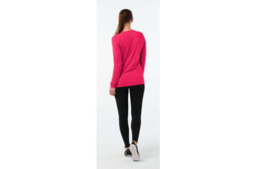 Image of Smartwool Merino 150 Baselayer Pattern Long Sleeve - Womens, Potion Pink, Large, SW015256906