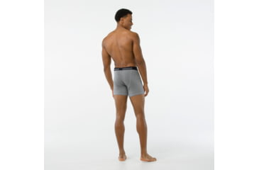Image of Smartwool Merino 150 Pattern Boxer Brief - Mens, Light Gray, Small, SW016012039-S