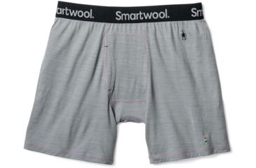Image of Smartwool Merino 150 Pattern Boxer Brief - Mens, Light Gray, Small, SW016012039-S