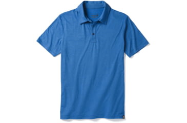 Image of Smartwool Merino 150 Pattern Polo - Mens, Bright Cobalt, Medium, SW000246A28
