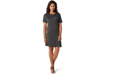 Image of Smartwool Merino 150 Short Sleeve Dress - Womens, Iron Heather, Small, SW015122D36-S