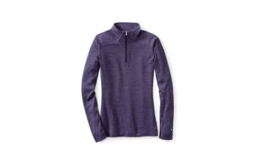 Image of Smartwool Merino 250 Base Layer 1/4 Zip, Desert Purple Heather, Medium, SW0SS221285-M