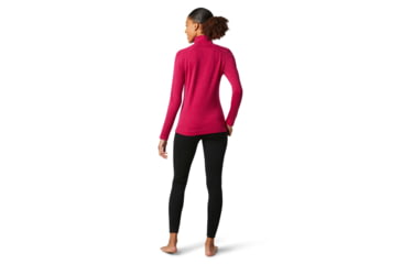 Image of Smartwool Merino 250 Baselayer 1/4 Zip - Womens, Very Berry Heather, Medium, SW016373E24-M