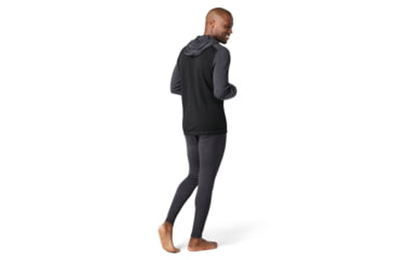 Image of Smartwool Merino 250 Baselayer Hoodie - Mens, Black/Charcoal, Small, SW016359016-S